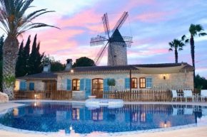 Es Molí den Mig jacuzzi piscina y barbacoa